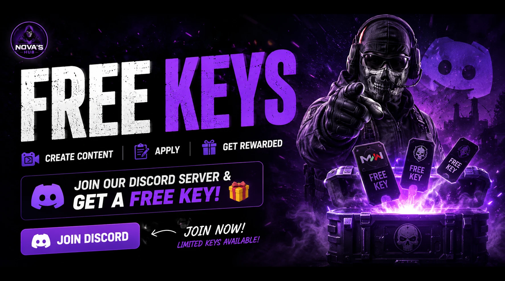 🎁 FREE KEYS
